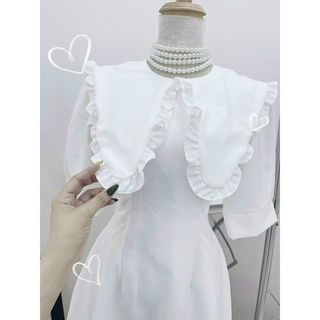ĐẦM XÒE BÈO LÁ CỔ LỚN SIÊU XINH