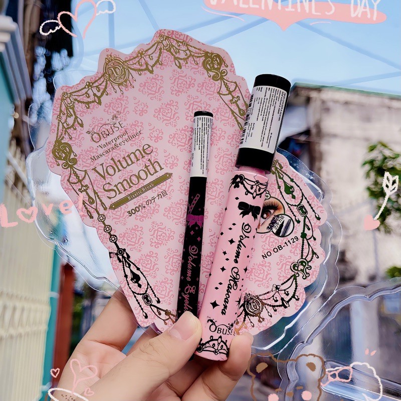 HÀNG HOT Bộ 2 Món MASCARA Chuốt Mi Siêu Tơi Mi Cong Vút + Kẻ Mắt Thanh Mảnh Chống Nước Dễ Kẻ UBUSE VOLUME EYELINER | BigBuy360 - bigbuy360.vn