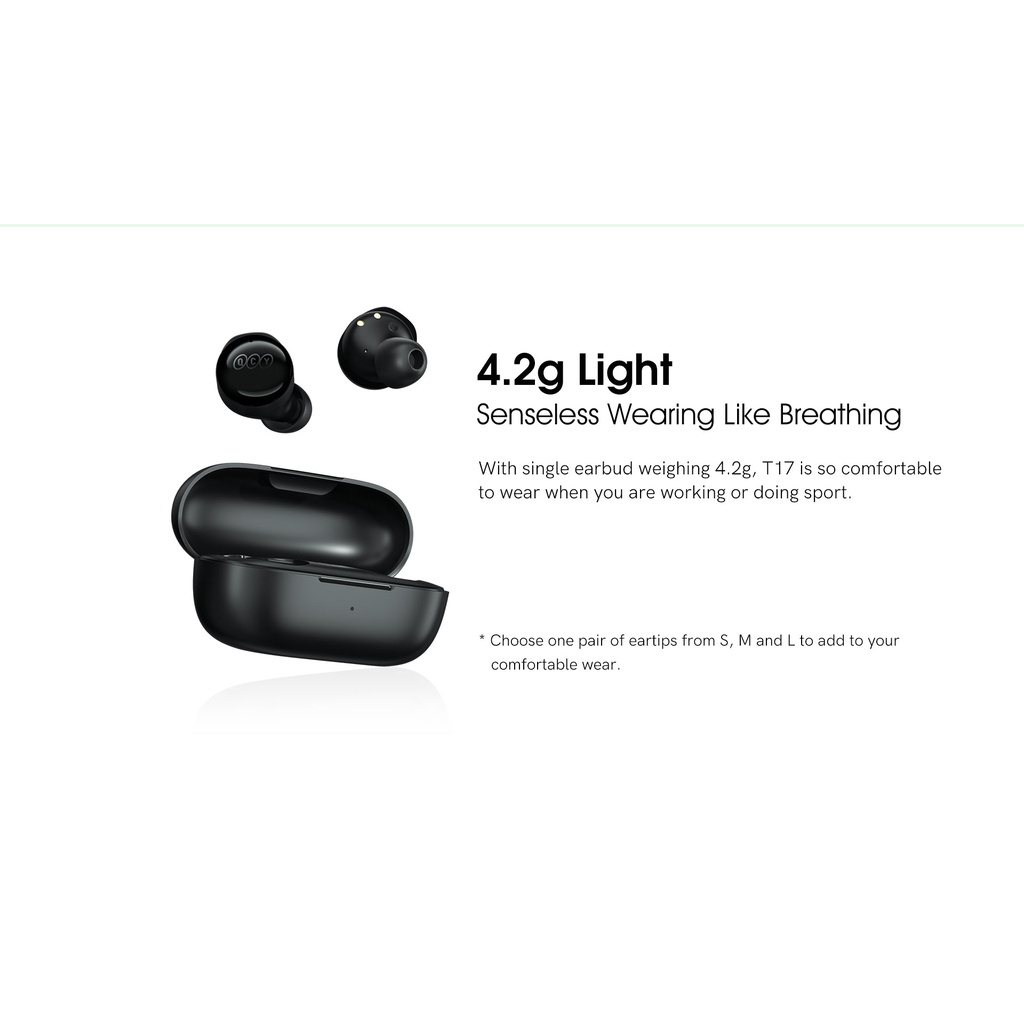 Tai nghe Bluetooth True Wireless QCY T17