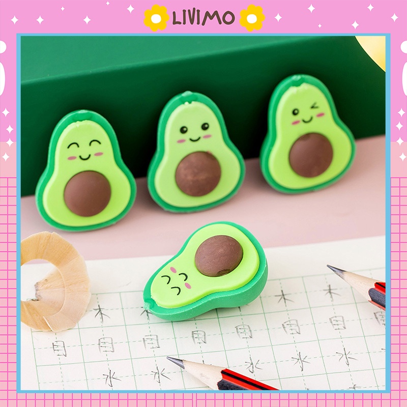 Gôm tẩy bút chì cute siêu sạch cao cấp dễ thương học sinh LIVIMO GT12