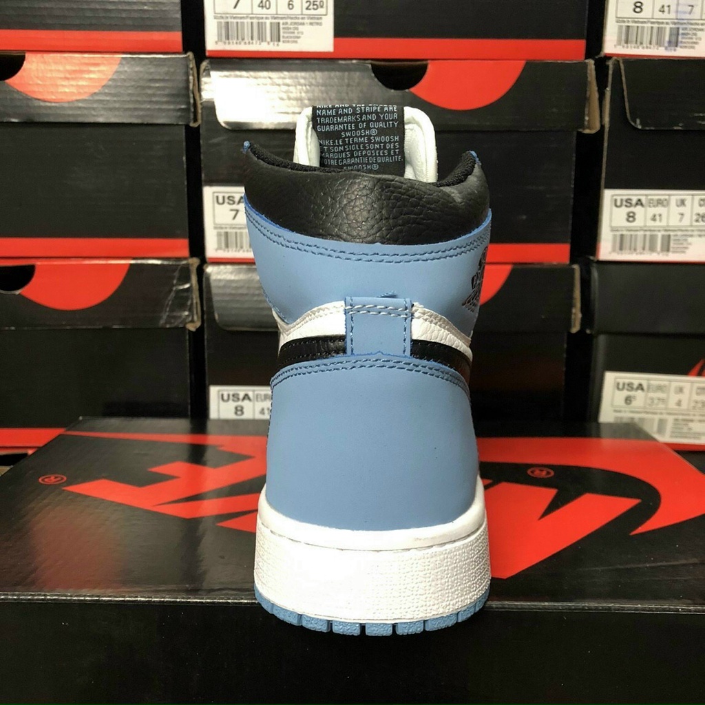 Giày Jordan 1 High University Blue [FULL BOX] Giày Thể Thao Jordan Xanh Móc Đen, Giày JD1 Cổ Cao Cao Nam Nữ Hot 2021 | BigBuy360 - bigbuy360.vn