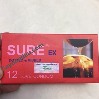 Bao Cao Su Sure Đỏ 12s