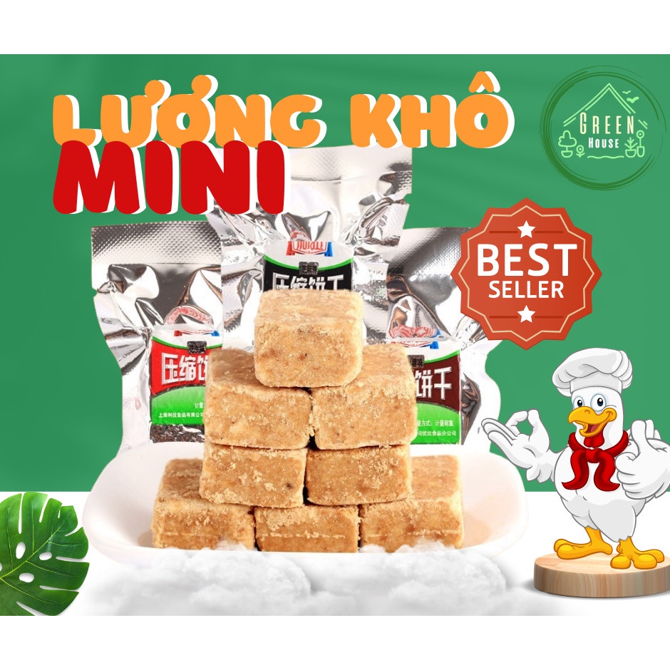 500GR LƯƠNG KHÔ MINI CÁC VỊ  - BÁNH NHỎ, TIỆN SỬ DỤNG, BÔR SUNG NĂNG LƯỢNG