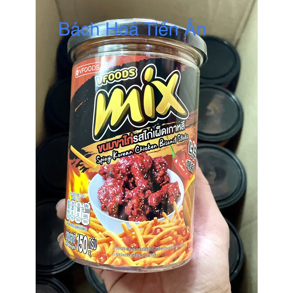 Bánh que MIX Biscuits Sticks Thái Lan Lon Pet 150g -Sang trọng Tinh tế