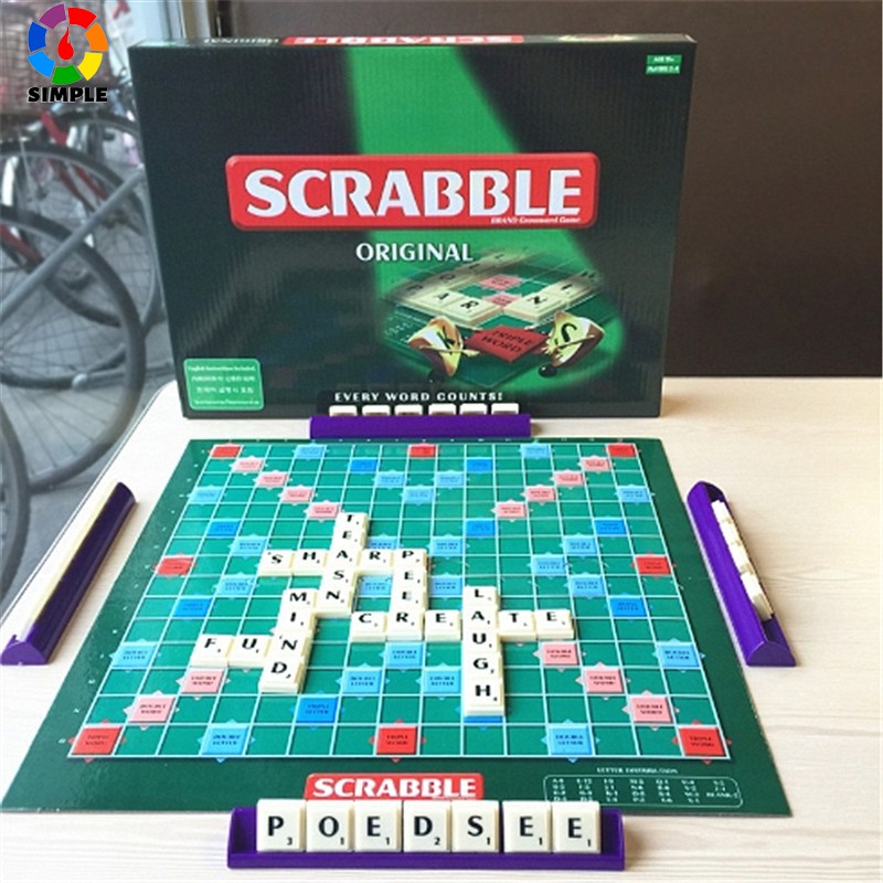 Scrabble English Crossword Puzzles Board Games  Trò chơi thông minh Scrabble - Xếp Chữ Tiếng Anh giúp bé học tập