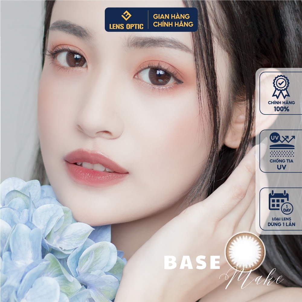 Kính áp tròng 1 ngày màu Base MakeSEED Eye Coffret 1 Day cho mắt cận