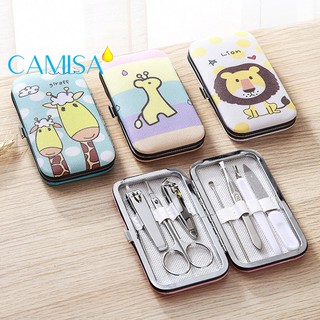 Bộ dụng cụ cắt móng tay 7 chi tiết ngộ nghĩnh dễ thương CAMISA