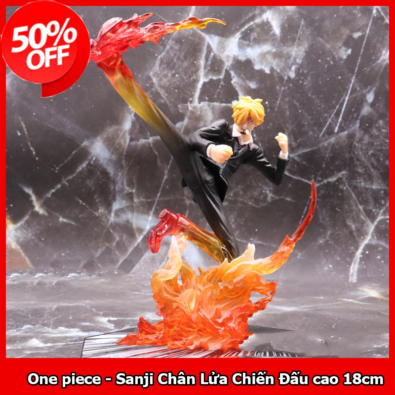 Mô hình vinsmoke sanji chân lửa , mô hình one piece sanji, nhân vật Sanji Chân Lửa Chiến Đấu