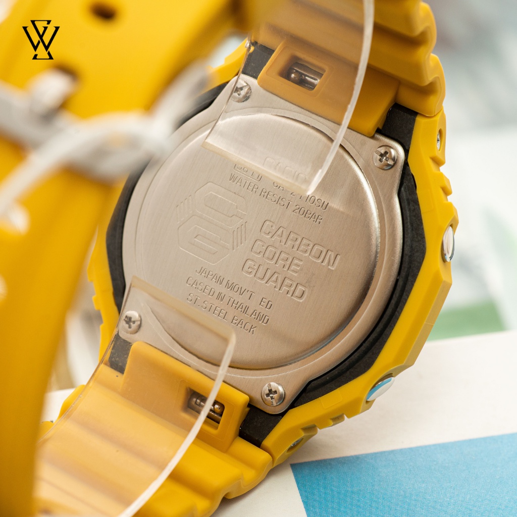 Đồng Hồ Điện Tử Nam Casio G-Shock WATCHSTORE GA-2110SU-9A Thiết Kế Kính Khoáng 45.4mm, Vỏ Carbon Và Dây Nhựa Bền Bỉ