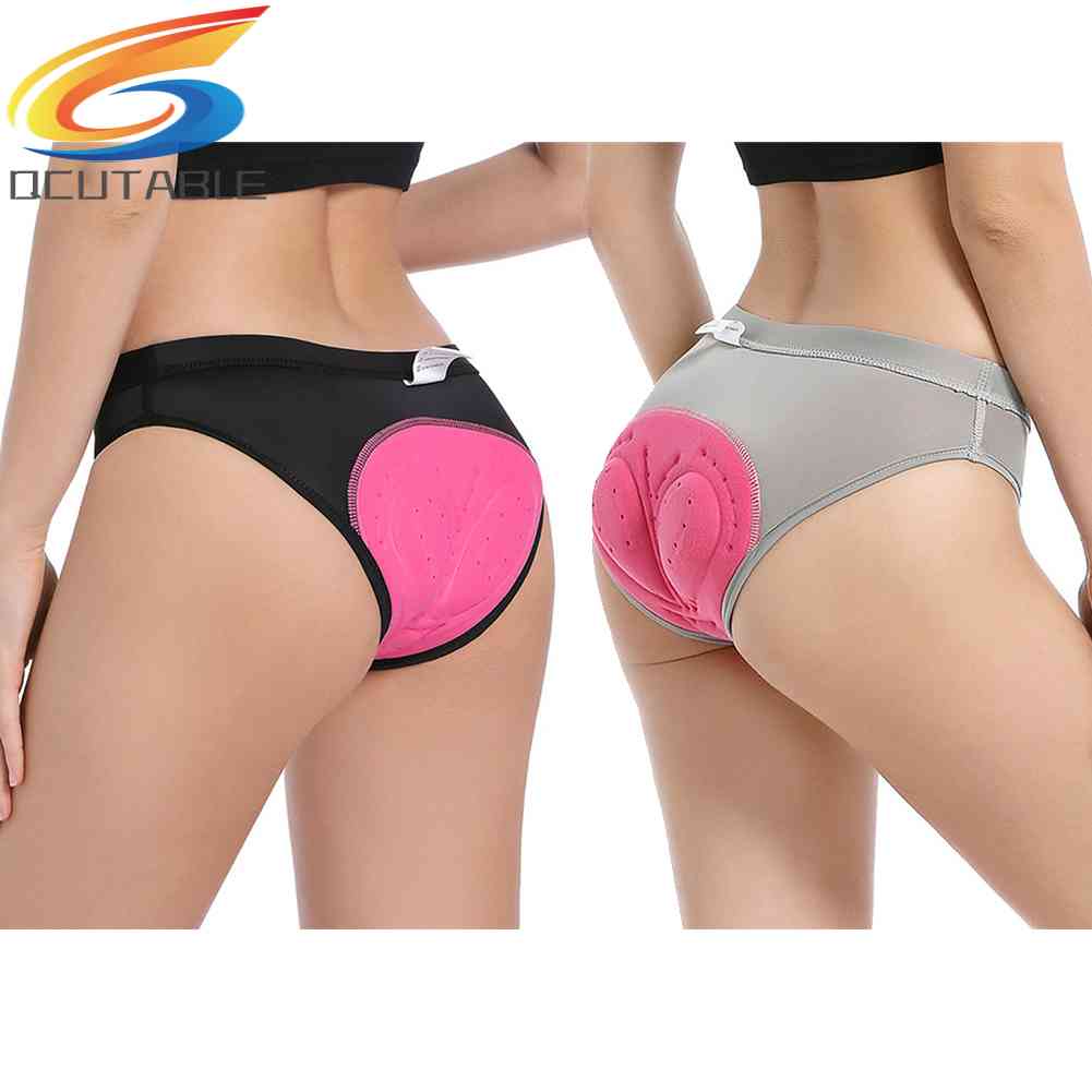 Quần Lót Có Mút Đệm Gel 3D Dành Cho Nữ Chạy Xe Đạp Thể Thao