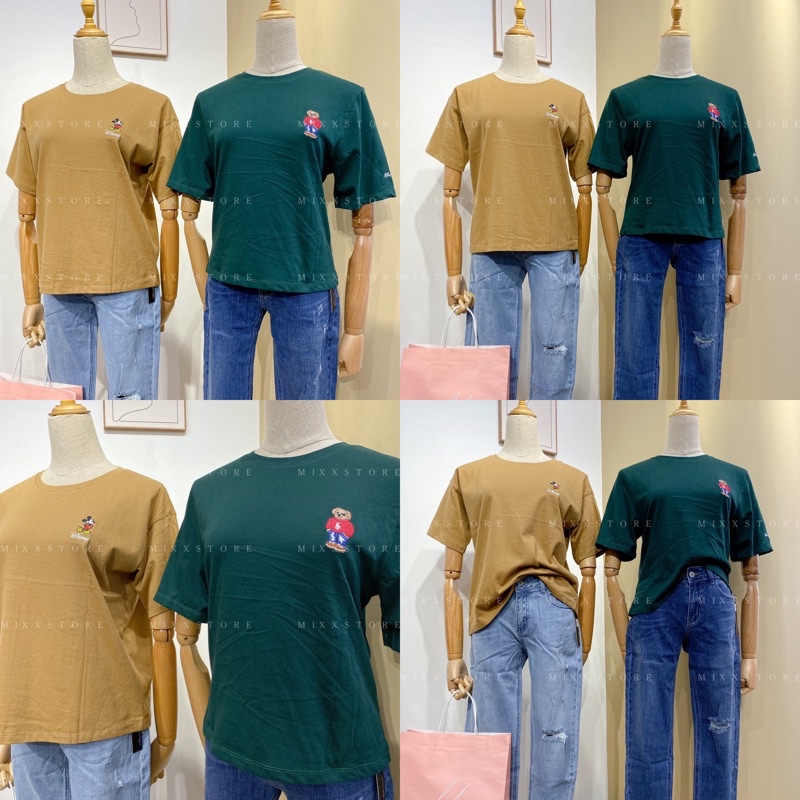Áo Thun Nữ Croptop thêu hình chất thun dày dặn phom lửng vừa phong cách năng động