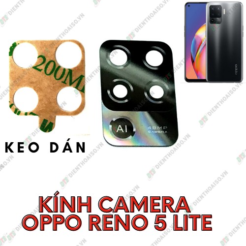 kính camera oppo reno 5 lite kèm keo dán