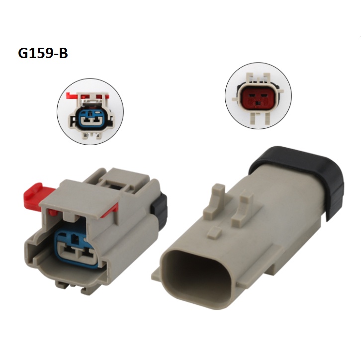 G159-Giắc cắm van điện từ điều chỉnh không khí 2 lỗ 2.8mm