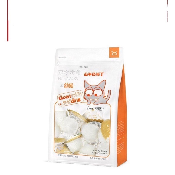 THẠCH SỮA DÊ PUDDING DÀNH CHO MÈO - TREAT THƯỞNG 15G