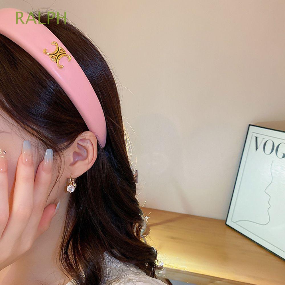 Băng Đô Cài Tóc Rửa Mặt / Trang Điểm Bằng Bọt Biển Rửa Mặt Kiểu Retro Đơn Giản Ngọt Ngào RALPH Arc de Triomph