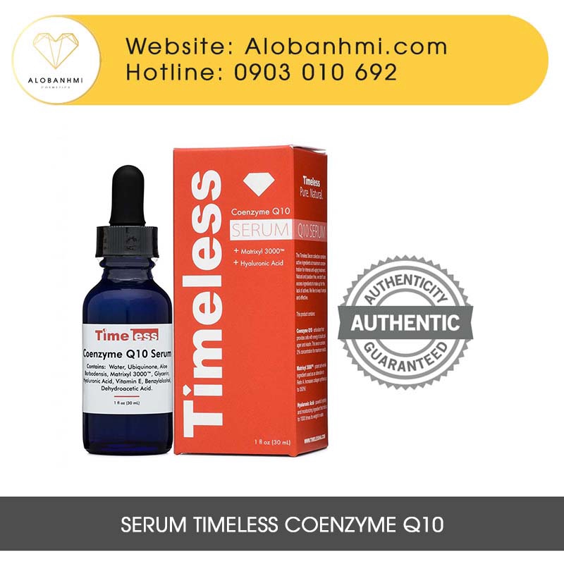 Serum Timeless Coenzyme Q10 + Matrixyl 3000 + Hyaluronic Acid ( 30ml)