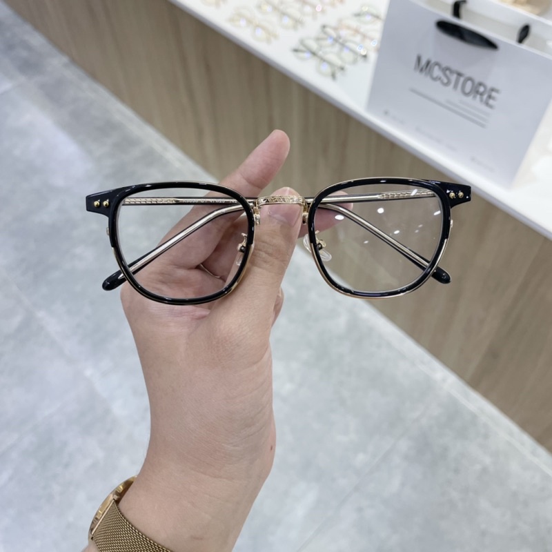 Mắt Kính Nam Nữ Dáng Vuông Cao Cấp Mc4414