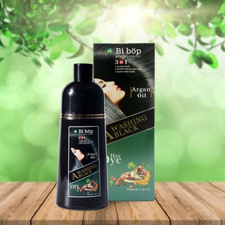 DẦU GỘI ĐEN TÓC PHỦ BẠC BIBOP NHẬT BẢN 500ML