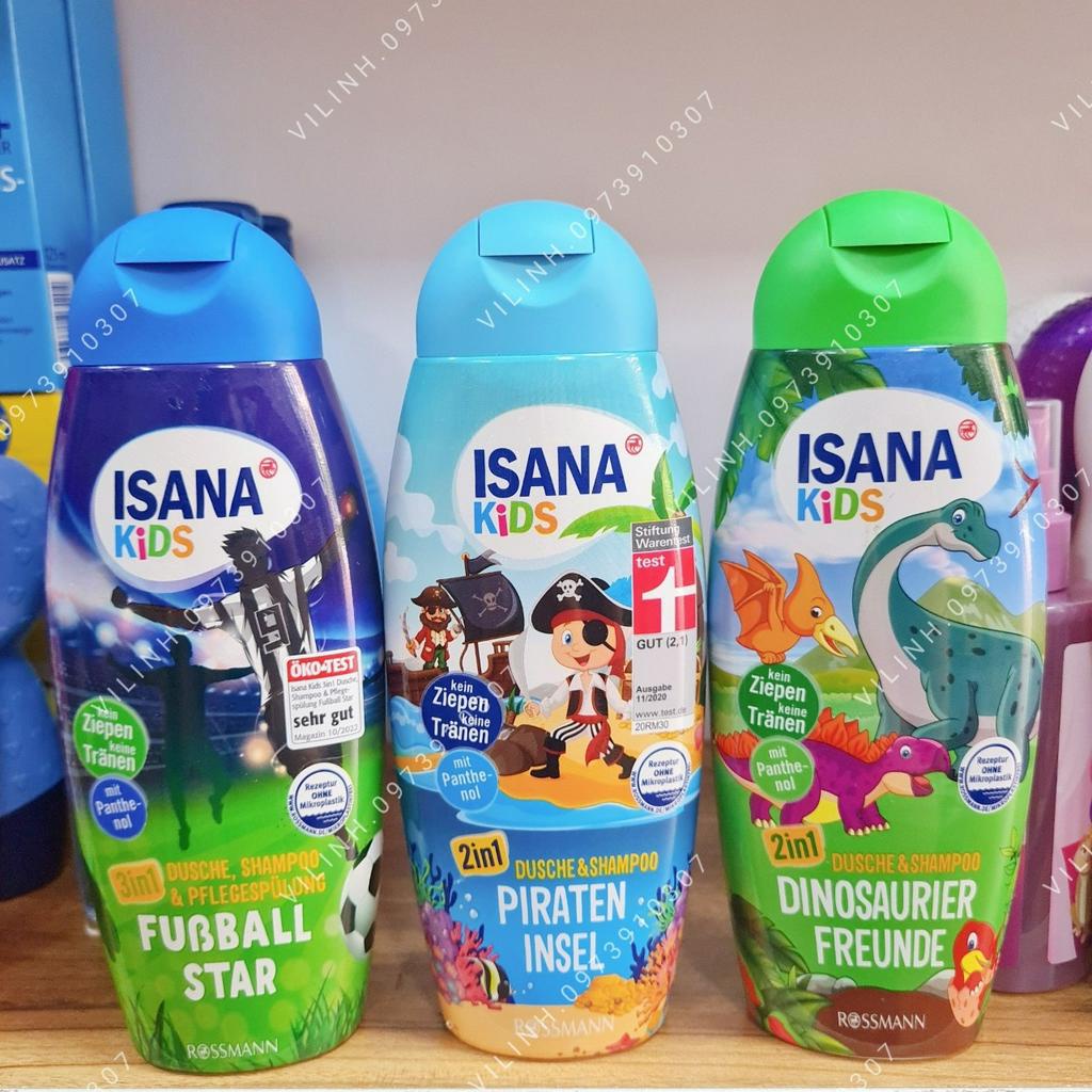 SỮA TẮM GỘI TRẺ EM ISANA 300ML
