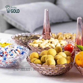 Khay Đựng Mứt Tết, Khay Mứt Vảy Cá Hình Tháp