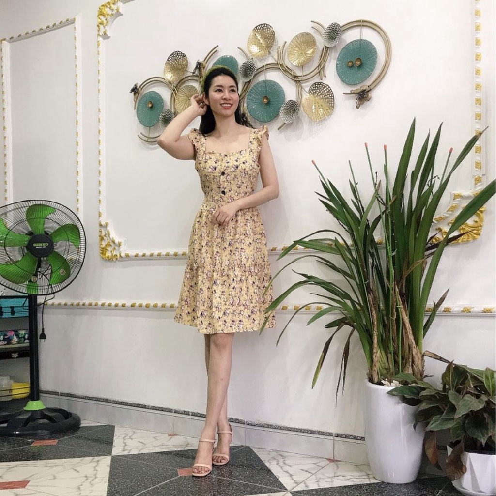 Đầm nữ cánh tiên chất liệu lụa Nhật mát mẻ | BigBuy360 - bigbuy360.vn