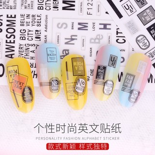 Sicker dán, miếng dán sticker nail