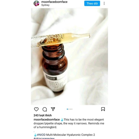 NIOD Serum cấp nước đa tầng MMHC2 Multi-Molecular Hyaluronic Complex