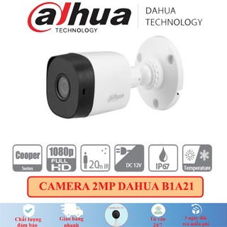 Camera Dahua HAC - B1A21 2.0MP thân nhựa chính hãng DSS bảo hành 24 tháng