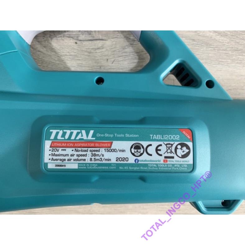 Máy thổi bụi thổi lá dùng pin Lithium 20V Total TABLI2002 (Mẫu mới 2021) - Không kèm pin sạc