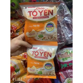 Cháo Tổ Yến Thịt Gà Gấu Đỏ