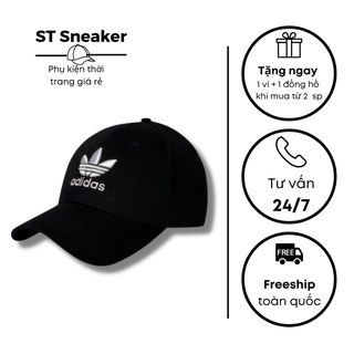 Mũ Lưỡi Trai 🍁 Nón Kết Das Đen Logo Thêu Trắng Unisex