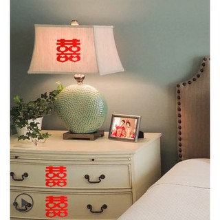 Decal chữ hỷ size 9x9cm