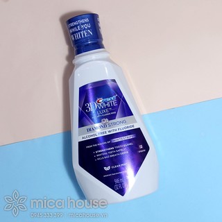 Nước Súc miệng Crest 3D Luxe Diamond Strong 946ml