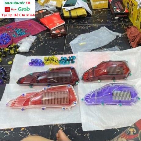 Combo Ốp Bầu Lọc Gió Màu Trong Suốt Zhi.pat Cho Vision 2014 - 2019 Và 8 Ốc Gr5