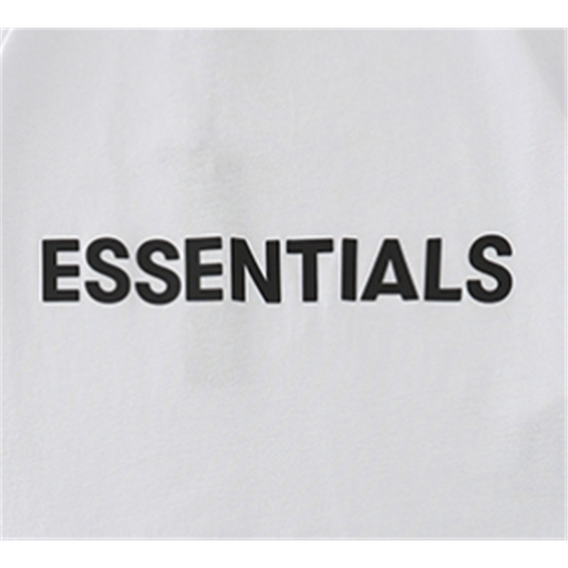 Áo thun tay ngắn in chữ ITEM ESSENTIALS thời trang cho nam nữ