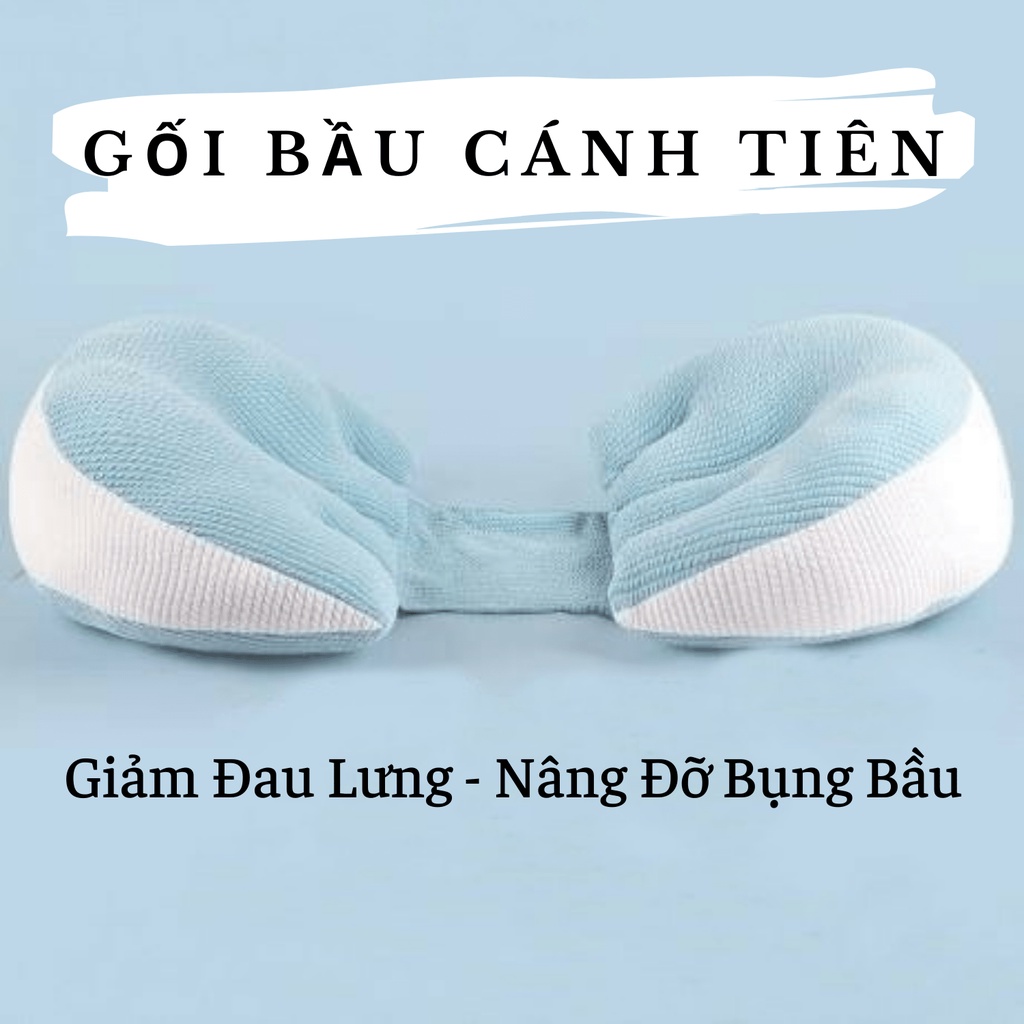 Gối bầu kê bụng nâng đỡ bụng bầu giảm đau lưng kèm gối nhỏ cao cấp
