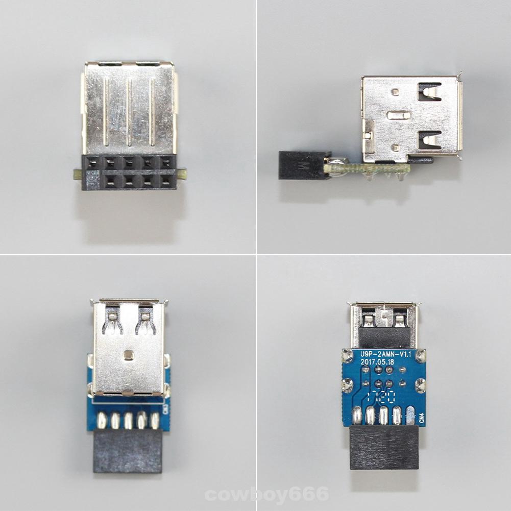 Bo Mạch Chủ Mini Usb 2.0 Hai Lớp 9 Pin Sang Cổng A