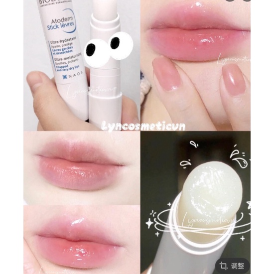 Son Dưỡng Môi Bioderma Atoderm Lèvres Stick Hydratant Moisturising Pháp