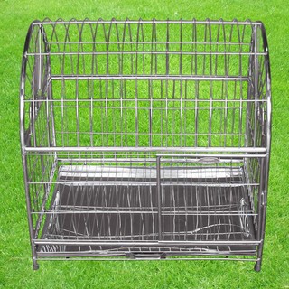 Chuồng chó mèo mái vòm inox