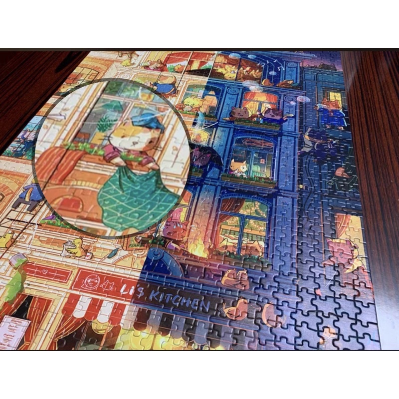 Tranh ghép hình Anime 1000 puzzle cao cấp - mảnh gỗ Ghibli Collection Spirited Away Mr. Miyazaki kích thước 75*50