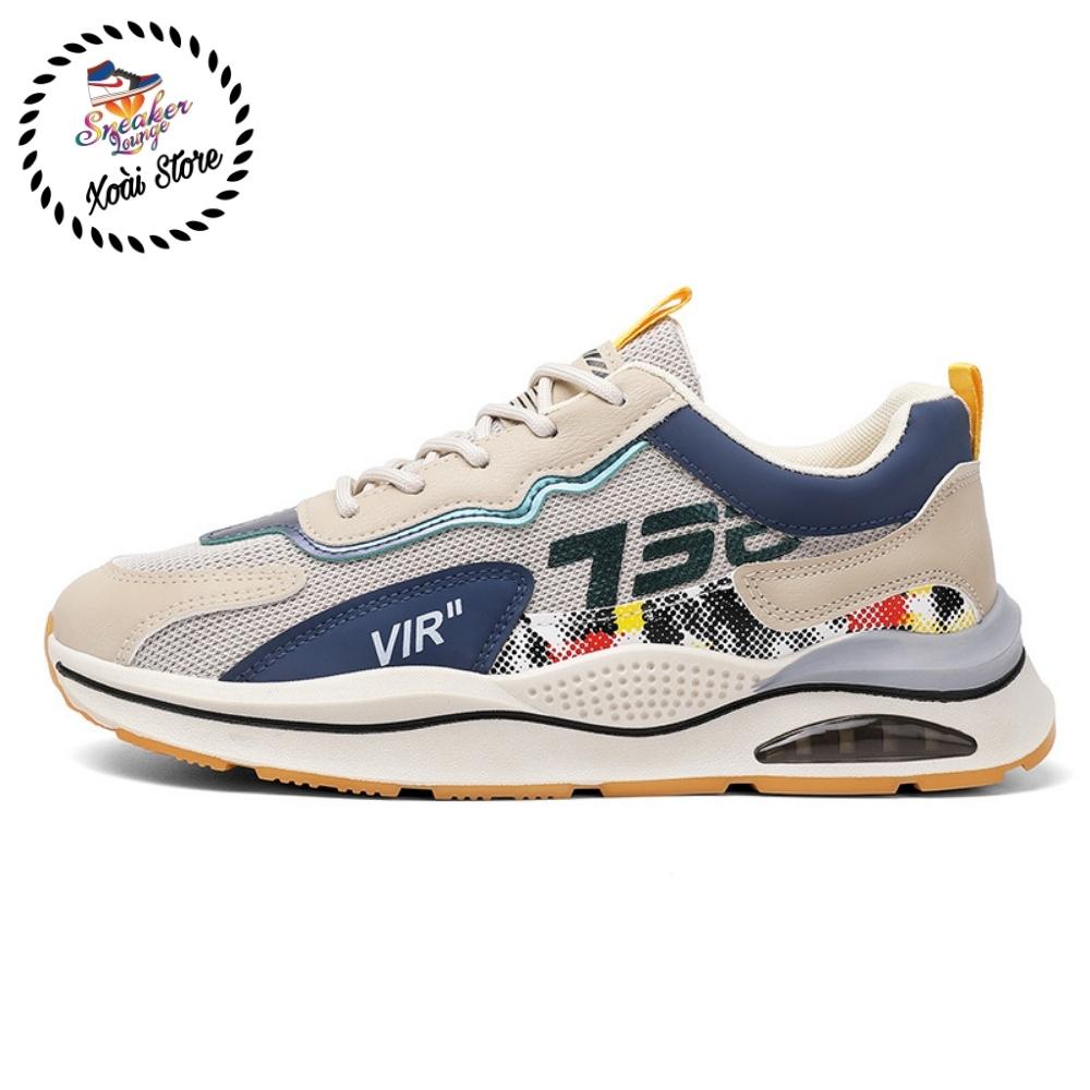 Giày sneaker nam VIR đế tăng chiều cao hottrend 2022