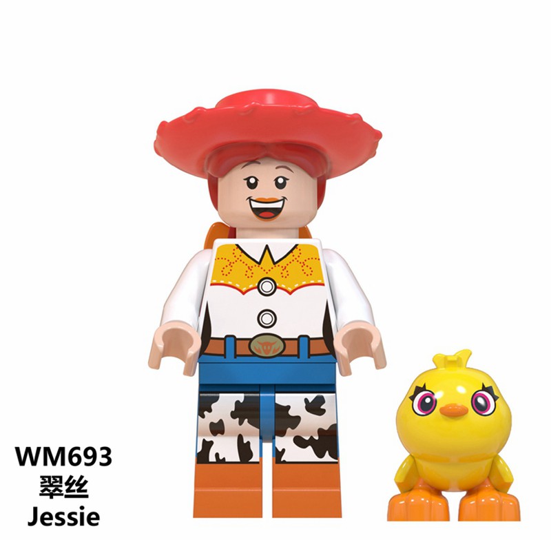 Mô Hình Đồ Chơi Nhân Vật Toy Story Buzz Lightyear Woody Jessie Alien Ducky WM6060