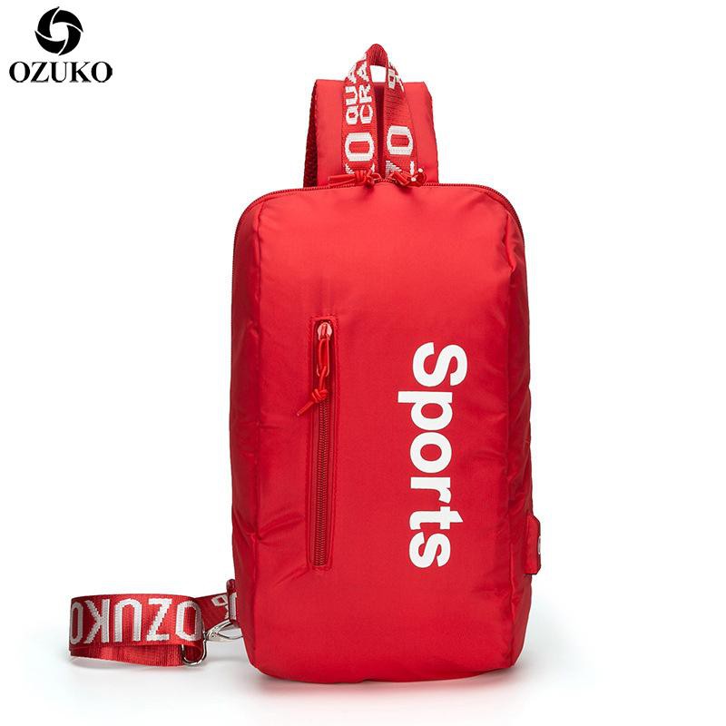 Túi thể thao đeo chéo Ozuko có cổng sạc USB chất lượng cao