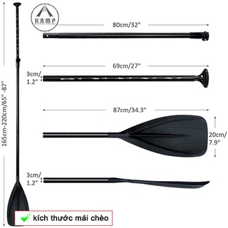 Mái chèo SUP - 3 khúc - 800 gram