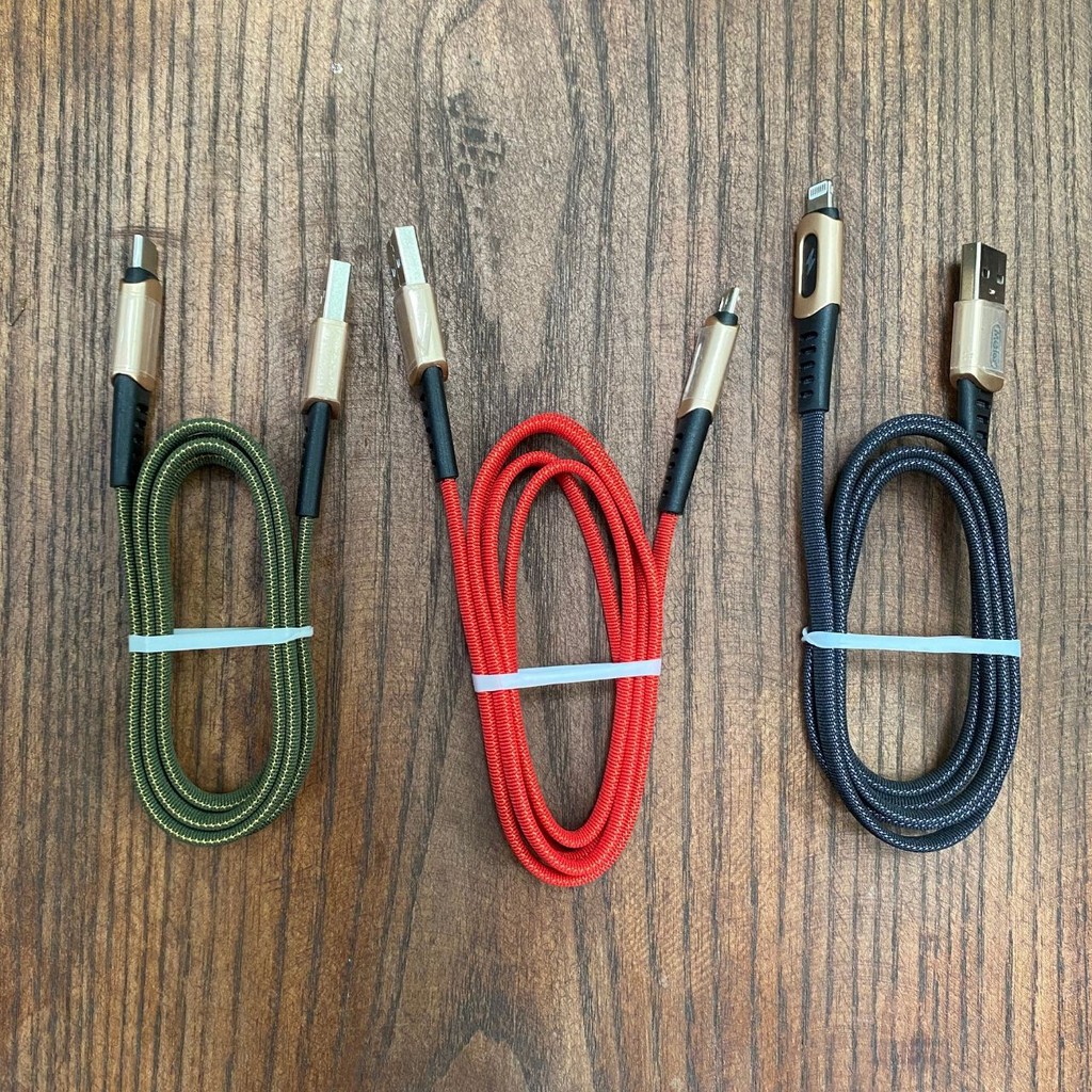 Cáp Sạc Nhanh Dài 1m Có Đèn Báo Sáng, Dây Dù Đầu Nhôm Siêu Nhanh, An Toàn Cổng Lightning Cho Iphone, Ipad - Zabun Shop