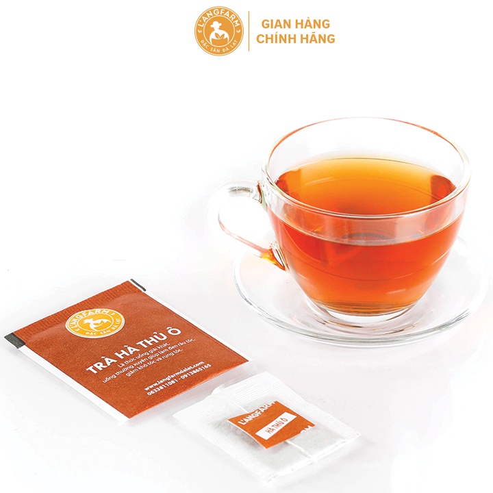 Trà hà thủ ô túi lọc L'angfarm  hộp, mẫu pastel art, Thái Bảo hộp 60 tép, Kraft sang trọng 25 tép