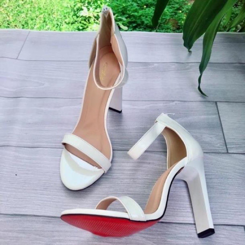 Sandal trụ gót vuông 11P - Hàng VNXK cao cấp - Đi tiệc, du lịch cực sang chảnh