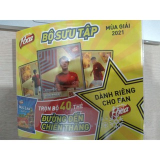 Full album poca match attax 20-21 đường đến chiến thắng 40 thẻ nguyên seal!!!