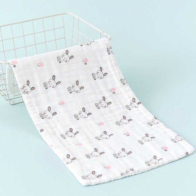 Khăn tắm xô 6 lớp cho bé loại nhỏ kích thước 35 x 75 cm mềm mịn, siêu thấm, nhiều họa tiết