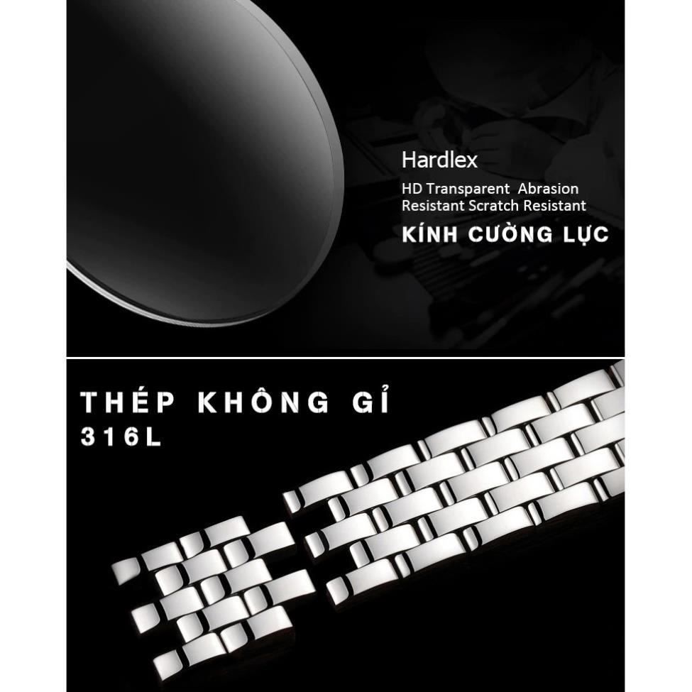 [HÀNG CAO CẤP] Đồng Hồ Nam REMIX Sang trọng – Dây Thép Không Ghỉ – Chống Nước Cực Tốt – Tặng Kèm pin dự phòng DH | BigBuy360 - bigbuy360.vn
